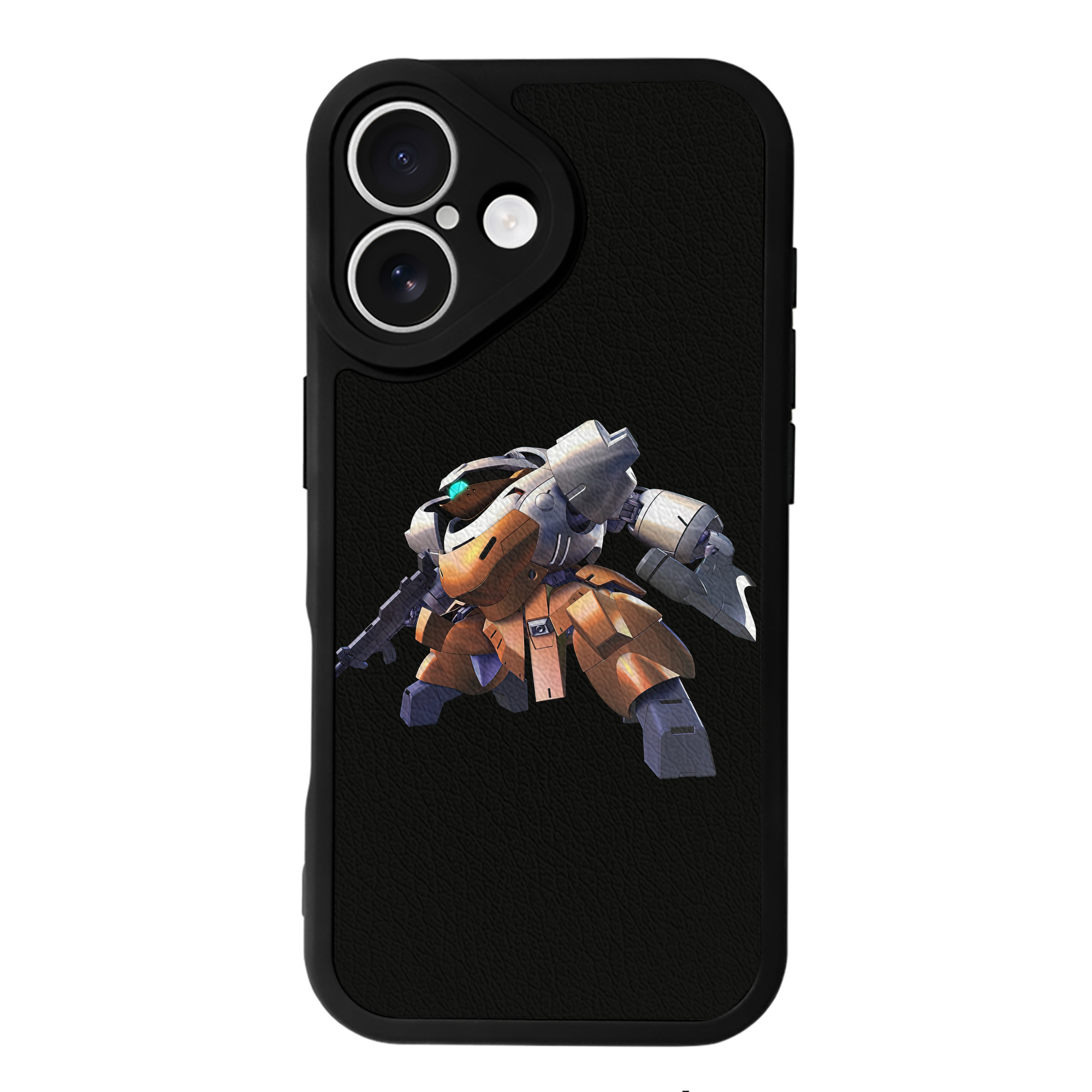 （画像用） 機動戦士ガンダム Mobile Suit Gundam 【iPhone 16シリーズ対応】シリコンスマホケース（レザー調） 材質：シリコン
